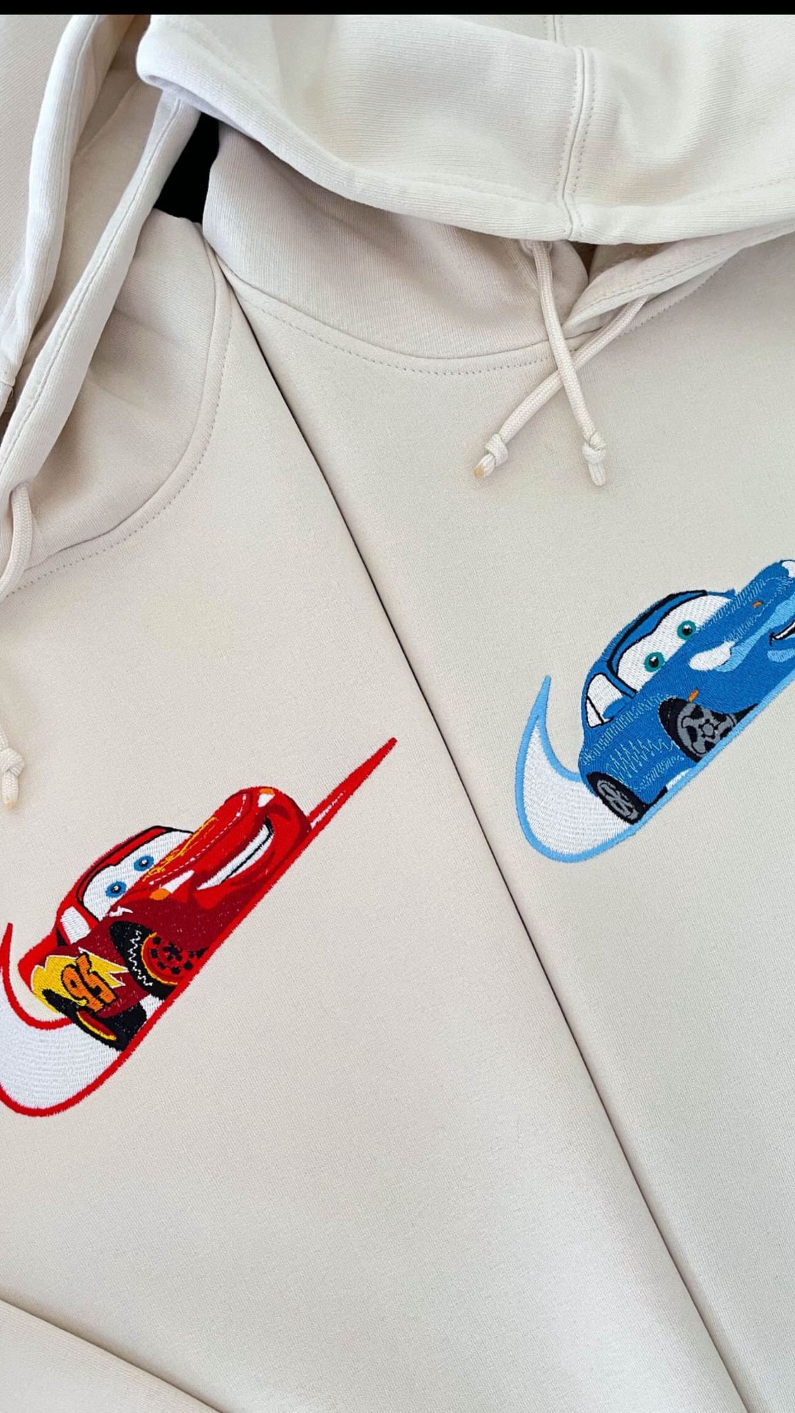 Sudadera Rayo Mcqueen y Sally