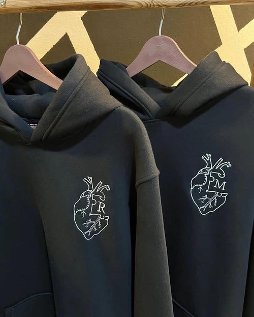 Sudadera Heart Love con inicial