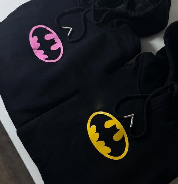 Sudadera Batman y Batgirl
