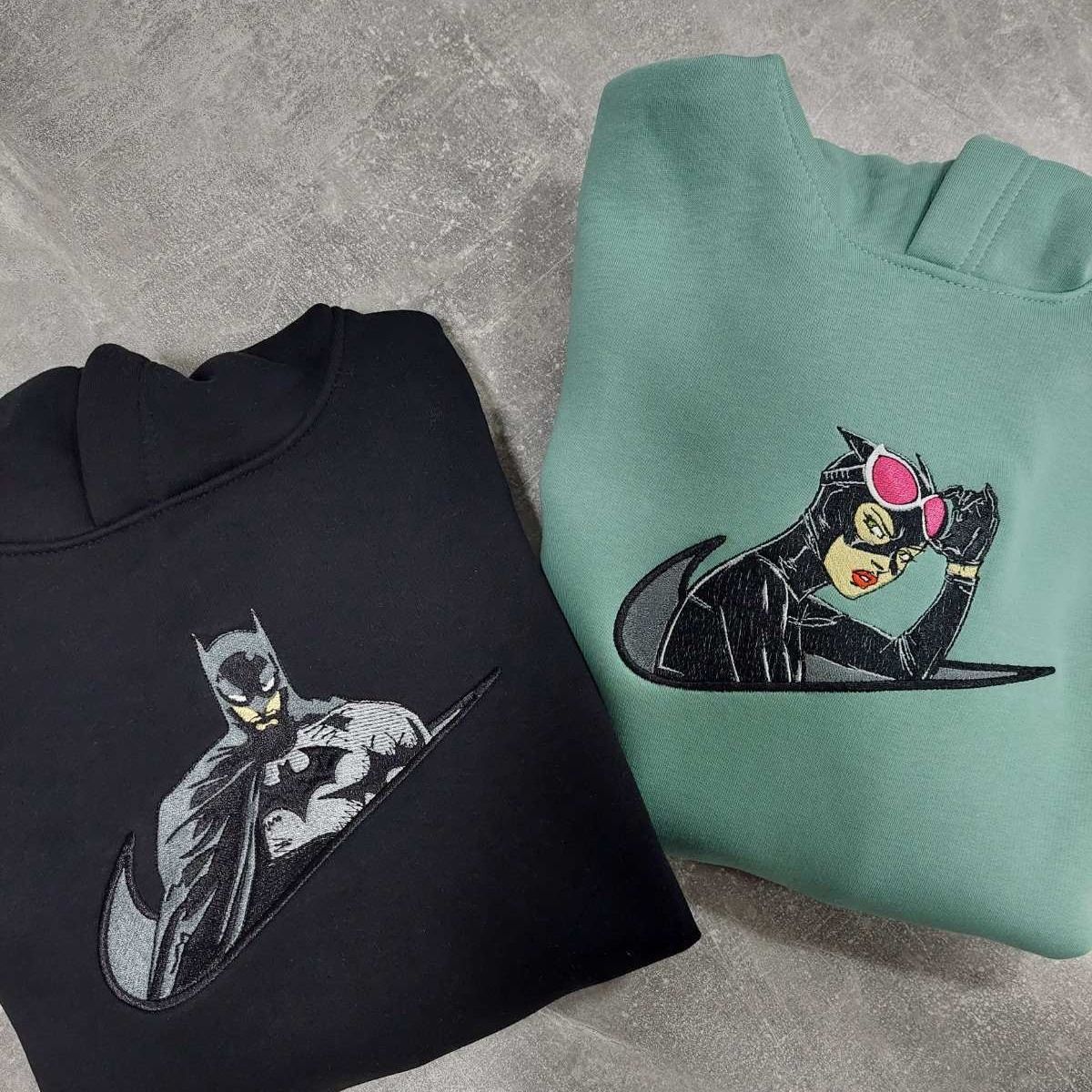 Sudadera Batman y Catwoman