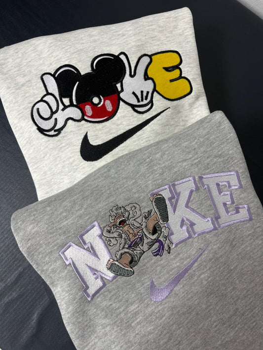 Sudadera Mickey LOVE y Luffy One Piece