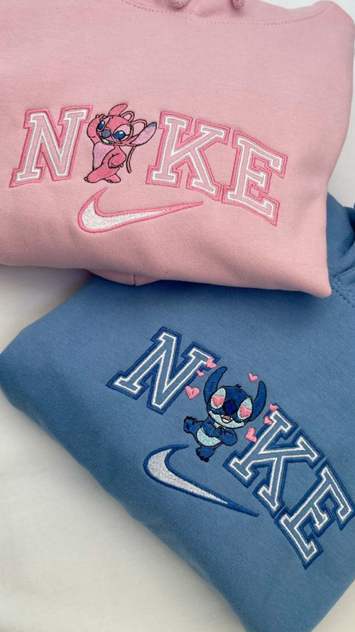 Sudadera Stitch y Angel